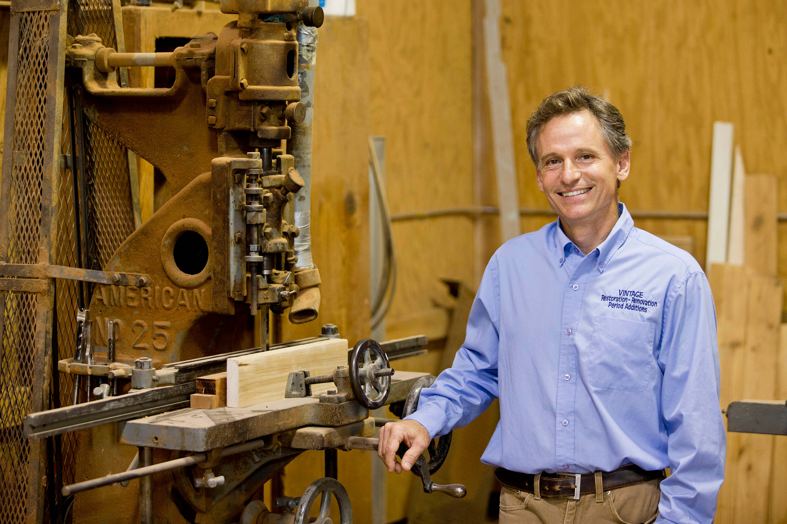 Contact David Logan at the Vintage Building Workshop